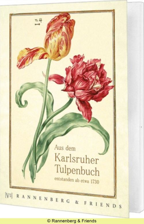 Postkartenbuch 'Aus dem Karlsruher Tulpenbuch'