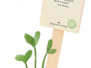 Saatgruß 'Das interessiert mich nicht - Die Bohne'