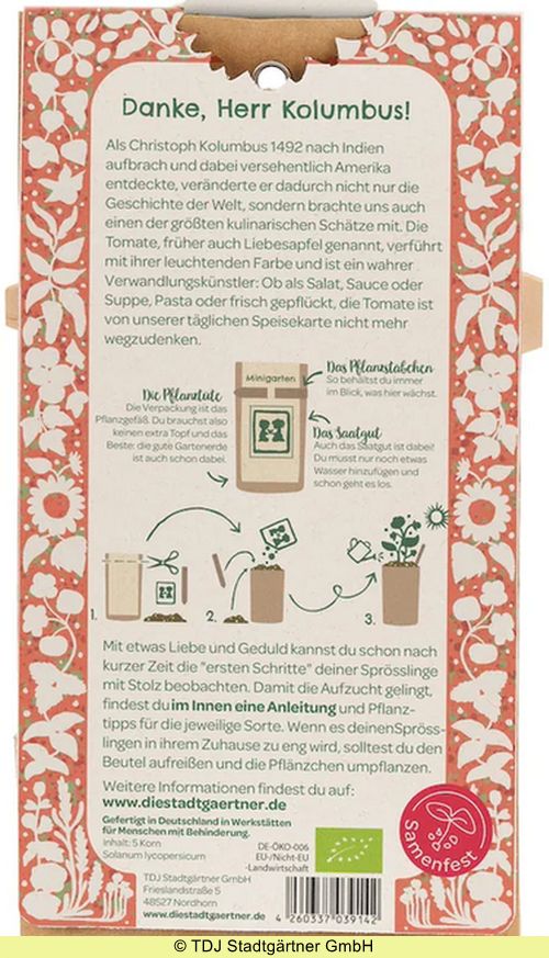 Minigarten Wildtomaten - Anzuchtset (Bio-Saatgut) – Bild 2