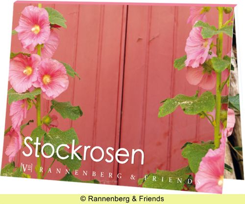 Postkartenbuch 'Stockrosen'